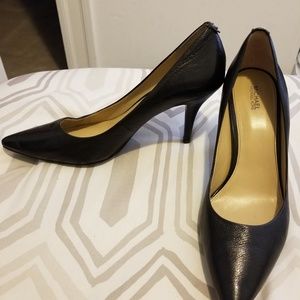 Michael Kors Black Leathe heels